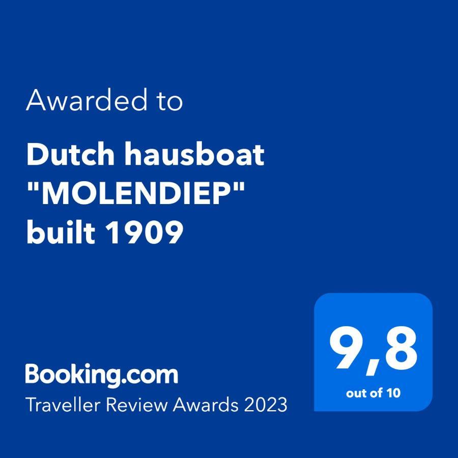 Dutch Hausboat "Molendiep" Built 1909 Mosty Exterior photo